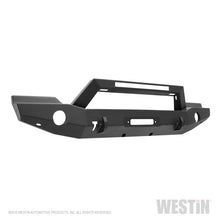 Charger l&#39;image dans la galerie, Westin 07-18 Jeep Wrangler JK WJ2 Full Width Front Bumper w/LED Light - Tex. Blk