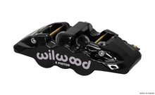 गैलरी व्यूवर में इमेज लोड करें, Wilwood Caliper-Aero6-L/H - Black 1.62/1.12/1.12in Pistons 1.25in Disc