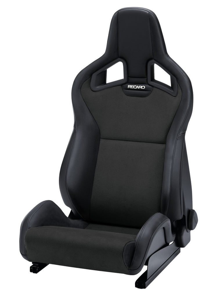 Recaro Sportster CS Driver Seat - Black Vinyl/Black Dinamica