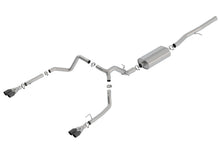 गैलरी व्यूवर में इमेज लोड करें, Borla 19 Chevrolet Silverado/GMC Sierra 1500 6.2L SS Touring Catback Exhaust - Black Chrome Tips