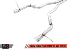 Charger l&#39;image dans la galerie, AWE Tuning 2020 Jeep Grand Cherokee SRT Track Edition Exhaust - Chrome Silver Tips