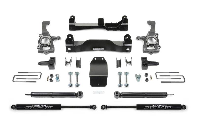 Fabtech 2014 Ford F150 4WD 4in Basic System w/Rear Stealth Shocks