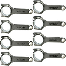 Carica l&#39;immagine nel visualizzatore di Gallery, Manley Ford 4.6L Modular/5.0L V-8 22mm Pin Forced Induction Pro Series I Beam Connecting Rod Set