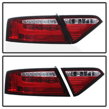 Carica l&#39;immagine nel visualizzatore di Gallery, Spyder 08-12 Audi A5 LED Tail Lights - Red Clear ALT-YD-AA508V2-LED-RC