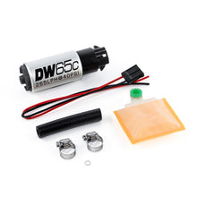 गैलरी व्यूवर में इमेज लोड करें, DeatschWerks 265 LPH Compact In-Tank Fuel Pump w/ Clips &amp; Universal Install Kit