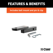 Carica l'immagine nel visualizzatore di Gallery, Curt 04-10 Kia Sportage Class 2 Trailer Hitch w/1-1/4in Ball Mount