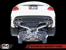 गैलरी व्यूवर में इमेज लोड करें, AWE Tuning Mercedes-Benz W205 AMG C63/S Sedan SwitchPath Exhaust System - for DPE Cars