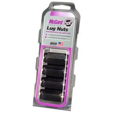 Laden Sie das Bild in den Galerie-Viewer, McGard Hex Lug Nut (Cone Seat) M14X1.5 / 22mm Hex / 1.635in. Length (4-Pack) - Black