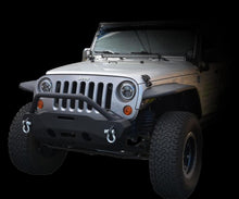 Load image into Gallery viewer, DV8 Offroad 07-18 Jeep Wrangler JK FS-16 Steel Stubby Front Bumper w/ Fog Lights