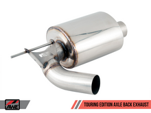 Cargar imagen en el visor de la galería, AWE Tuning BMW F3X 335i/435i Touring Edition Axle-Back Exhaust - Chrome Silver Tips (90mm)