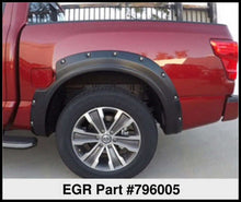 Carica l'immagine nel visualizzatore di Gallery, EGR 2017 Nissan Titan Bolt-On Look Fender Flares - Set - Black Matte (796005)