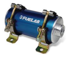 Laden Sie das Bild in den Galerie-Viewer, Fuelab Prodigy High Flow Carb In-Line Fuel Pump w/External Bypass - 1800 HP - Blue