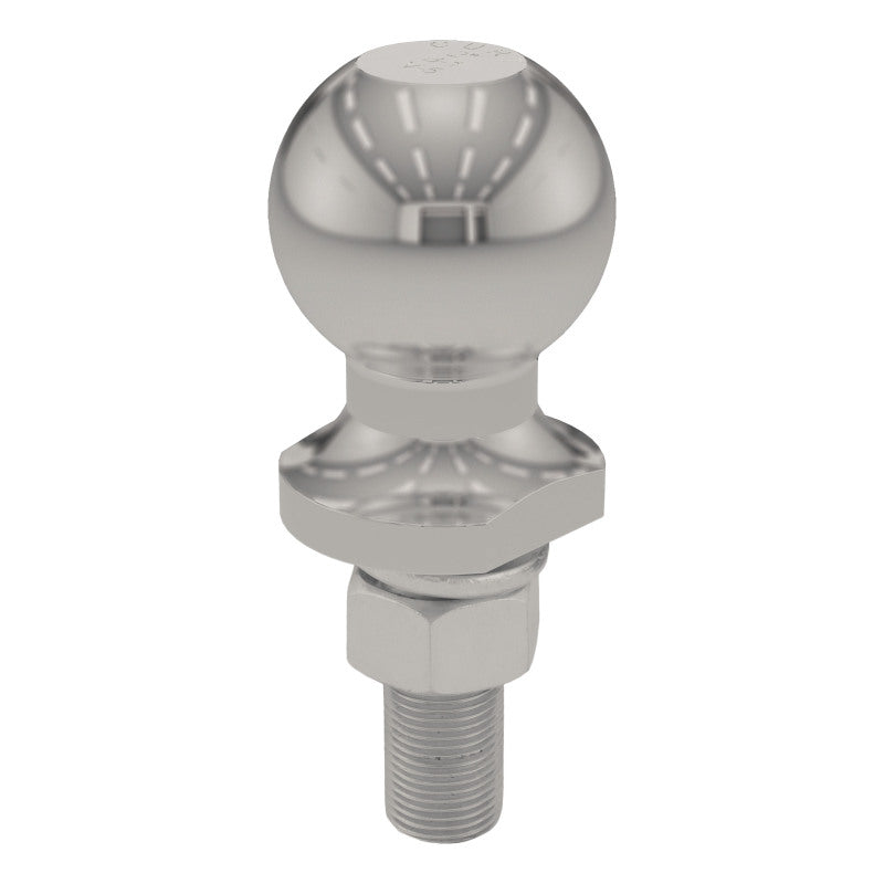 Curt 2in Trailer Ball (3/4in x 2-1/8in Shank 3500lbs Stainless)