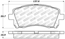 गैलरी व्यूवर में इमेज लोड करें, StopTech Performance 02-03 WRX Front Brake Pads