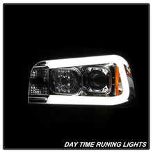 Laden Sie das Bild in den Galerie-Viewer, Spyder Dodge Charger 06-10 Projector Headlights - LED Light Bar - Chrome PRO-YD-DCH05V2-LB-C