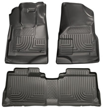 Carica l'immagine nel visualizzatore di Gallery, Husky Liners 10-12 Chevy Equinox/GMC Terrain WeatherBeater Combo Black Floor Liners