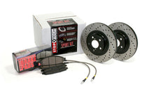 Laden Sie das Bild in den Galerie-Viewer, StopTech 01/03-05 Subaru Impreza WRX Front Wheel Drilled Sport Brake Kit