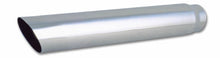 Carica l&#39;immagine nel visualizzatore di Gallery, Vibrant 4in Round SS Truck/SUV Exhaust Tip (Single Wall Angle Cut) - 3in inlet 20in long