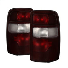 Carica l&#39;immagine nel visualizzatore di Gallery, Xtune GMC Yukon 00-06 OEM Style Tail Lights w/ Black Rim Red Smoked ALT-JH-CSUB00-OE-RSM