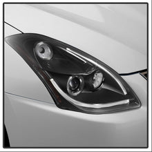 Laden Sie das Bild in den Galerie-Viewer, Spyder Nissan Altima 4Dr 10-12 Projector Headlights Light DRL LED Halo Blk PRO-YD-NA104D-LTDRL-BK