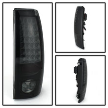 Carica l&#39;immagine nel visualizzatore di Gallery, Spyder Chevy Silverado 1500 99-02 (Not Fit Stepside) LED Tail Lights Blk Smke ALT-YD-CS99-LED-BSM