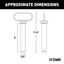 Load image into Gallery viewer, Curt 5/8in Clevis Pin w/Handle and Clip