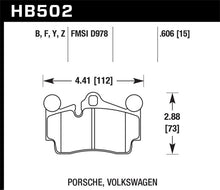 Cargar imagen en el visor de la galería, Hawk 2007-2014 Audi Q7 Premium HPS 5.0 Rear Brake Pads