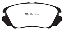Laden Sie das Bild in den Galerie-Viewer, EBC 10+ Buick Allure (Canada) 3.0 Ultimax2 Front Brake Pads