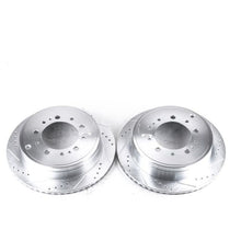 Cargar imagen en el visor de la galería, Power Stop 08-11 Lexus LX570 Rear Evolution Drilled &amp; Slotted Rotors - Pair