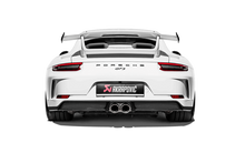 Carica l&#39;immagine nel visualizzatore di Gallery, Akrapovic 2018 Porsche 911 GT3 (991.2) Slip-On Race Line (Titanium) w/Titanium Tail Pipe Set