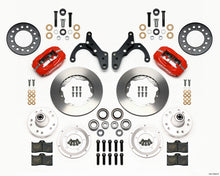 गैलरी व्यूवर में इमेज लोड करें, Wilwood Forged Dynalite Front Kit 11.00in Red 69-70 Impala Drum/Disc 69-82 Vette