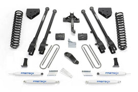 Fabtech 08-16 Ford F350/450 4WD 8 Lug 6in 4 Link System w/Perf. Shocks