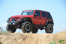 Load image into Gallery viewer, DV8 Offroad 07-18 Jeep Wrangler JK/JL FS-10 Full Length Steel Front Bumper w/ Skid Plate