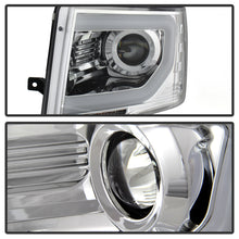 Carica l&#39;immagine nel visualizzatore di Gallery, Spyder Ford F150 09-14 Projector Headlights Halogen Model- Light Bar DRL Chrm PRO-YD-FF15009-LBDRL-C