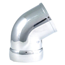 Cargar imagen en el visor de la galería, Spectre Universal Intake Elbow Tube (ABS) w/Collar 3in. OD / 60 Degree - Chrome