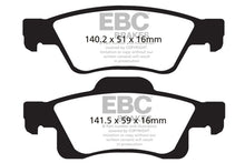 Laden Sie das Bild in den Galerie-Viewer, EBC 11+ Dodge Durango 3.6 Greenstuff Rear Brake Pads
