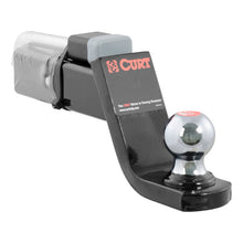 Carica l&#39;immagine nel visualizzatore di Gallery, Curt Towing Starter Kit w/2in Ball (2in Shank 7500lbs 4in Drop)