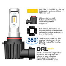 Carica l&#39;immagine nel visualizzatore di Gallery, Oracle H1 - VSeries LED Headlight Bulb Conversion Kit - 6000K