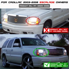 Laden Sie das Bild in den Galerie-Viewer, Spyder Cadillac Escalade 02-06 Projector Xenon/HID Model- LED Halo DRL Blk PRO-YD-CE02-HID-DRL-BK