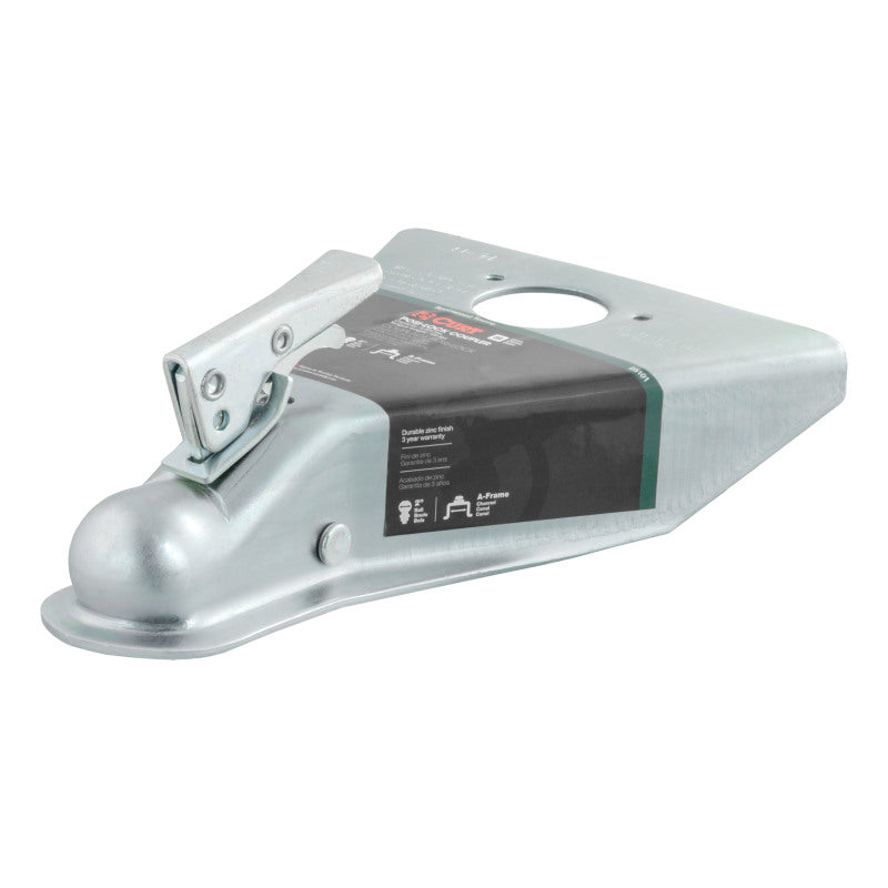 Curt 2in A-Frame Coupler w/Posi-Lock (5000lbs Zinc)