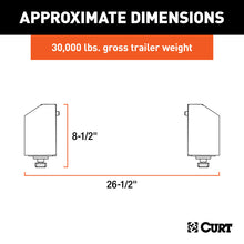 Carica l&#39;immagine nel visualizzatore di Gallery, Curt GM Puck System 5th Wheel Legs 30000lbs