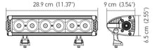 गैलरी व्यूवर में इमेज लोड करें, Hella Value Fit Design 11in - 60W LED Light Bar - Combo Beam