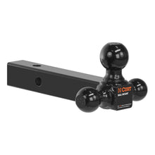 Carica l&#39;immagine nel visualizzatore di Gallery, Curt Multi-Ball Mount (2in Solid Shank 1-7/8in 2in &amp; 2-5/16in Black Balls)