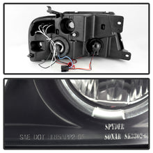 Carica l&#39;immagine nel visualizzatore di Gallery, Spyder Ford F150 04-08 Projector Headlights Version 2 LED Halo LED Blk Smke PRO-YD-FF15004-HL-G2-BSM