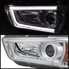 Carica l&#39;immagine nel visualizzatore di Gallery, Spyder Dodge Charger 11-14 Projector Headlights Halogen - Light Tube DRL Chrm PRO-YD-DCH11-LTDRL-C