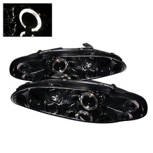 Carica l&#39;immagine nel visualizzatore di Gallery, Spyder Mitsubishi Eclipse 95-96 Projector Headlights LED Halo Smke High H1 Low H1 PRO-YD-ME95-HL-SMC