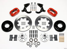 गैलरी व्यूवर में इमेज लोड करें, Wilwood Forged Dynalite Front Kit 12.19in Red 55-57 Chevy