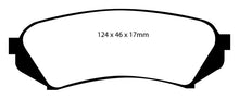 Carica l&#39;immagine nel visualizzatore di Gallery, EBC 98-07 Lexus LX470 4.7 Yellowstuff Rear Brake Pads