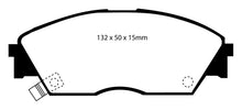 Carica l&#39;immagine nel visualizzatore di Gallery, EBC 90-92 Honda Civic CRX 1.6 Si Yellowstuff Front Brake Pads