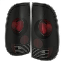 Carica l&#39;immagine nel visualizzatore di Gallery, Spyder Ford F150 Styleside 97-03/F250/350/450/550 Euro Style Tail Lights Blk Smke ALT-YD-FF15097-BSM